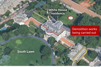 Why the White House Tore Down a Historic Wing for Trump’s Mega Ballroom