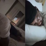 celina powell offset speeping in bed post